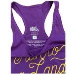 Raw Threads Run To A Land Far Far Away Race Tank Top Size XS Purple Photo 1