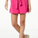 Curations X Amy Morrison Orange Walking Shorts Bow Tie Waist Flowy Breezy 3X Photo 0