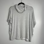 SOFTIES Cowl Neck Dream Short Sleeve Top XS Heather Grey NEW Lounge Comfort Gray Photo 1