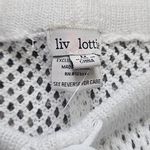 White Mesh Flare Pants Liv & Lottie Size M. Size M Photo 4