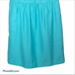 J. Crew Factory Aqua Sleeveless Sheath Dress NWT Size 4 – Chic Mini with Pockets Blue Photo 4