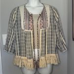 Knox Rose  Boho Fringe Kimono Shawl Photo 1