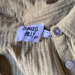 Princess Polly  Light Olive green button up  Shirt Photo 1