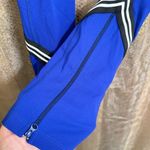 Free People  Movement Cobalt Blue Zephyr Striped Leggings Small Photo 4