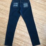 Rocawear Vintage  Junior Skinny Blue Jeans size 13 Embroidered Pockets Photo 6