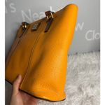 Dooney & Bourke  Orange Pebbled Grain Lexington Tote Photo 10