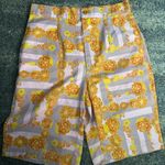 Free People High Rise Floral Bermuda Sun in My Eyes Fields shorts size 12 Photo 1