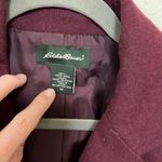 Eddie Bauer Women's Burgundy Blazer by Wool blazer M Photo 4