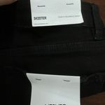 Buckle NWT  Vervet Black Skeeter Stretch Boyfriend Distressed Black Jeans Size 27 Photo 4