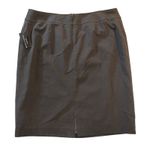 Tahari ASL Womens Straight Pencil Skirt Knee Length Black Lined Slit Size 12 Photo 3