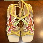 EXE LUISA Block Heel Sandals(Size 39) Yellow Photo 3