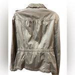Loft NWT  Olive, green utility jacket, lace collar  size medium Photo 1