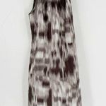 Esprit  Collection Gray Tie Dye Silk Halter Neck Sleeveless Midi Dress Size 0 Photo 0