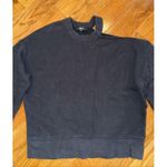 Rails  Sweatshirt Womens Small Black Quincy Open Cold Shoulder Long Sleeve Photo 1