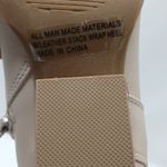 Dolce Vita Kirby Chunky Heel Ankle Boot Women's 6 Beige Western Shoes Cowgirl Photo 8