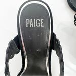 Paige Viera Grommet Suede Slide On
Heeled Sandals 9.5 Black Photo 8