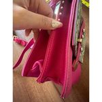 Badgley Mischka  snakeprint pink button closure crossbody bags Photo 9