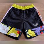 Adidas PRIDE COLLECTION Love Unites Woven Shorts Unisex Size 2XS Black Photo 6