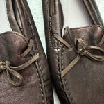 Johnston & Murphy  Metallic Slip On Moccasins in Brown Size 10N Designer Photo 10