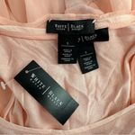 White House | Black Market WHBM Twist Double Layer Top size Small Pale Blush NWT Camisole Sheer Photo 8