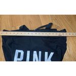 Victoria's Secret Pink Victoria’s Secret Tote Bag Womens Large Canvas Zip Top Shoulder Shopper Photo 6