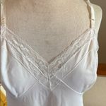 Abercrombie & Fitch Vintage Hollywood Vassarette Slip Dress 32 white Lace Nylon Tricot Lounge Small Photo 9