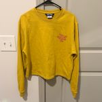 Outdoor Voices  Love Without OV Cropped Yellow Sweatshirt Photo 2