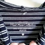 Hollister Must have collection Navy Striped Waffle Knit Hoodie Photo 7