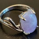 Amethyst Purple women ring size 8 Photo 1
