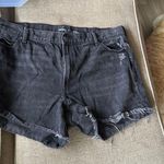 Old Navy  Black Jean Shorts Distressed Denim Photo 0