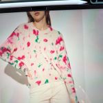 Zadig & Voltaire  Sweater Cashmere Tie-Dye Markus Pink Photo 7
