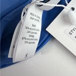 Anthropologie Brand New Andie “Scala” Bikini Top in Horizon Blue - Size S -  Photo 3