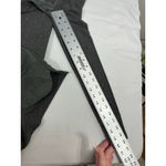 Ecru Womans  Long Sleeve Open Front Cardigan Sweater Small Gray Faux Suede Photo 7