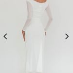 Selfie Leslie  Long Sleeve White Dress Photo 1