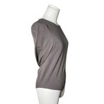A New Day  Medium Shimmer‎ Metallic Long Sleeve Bodysuit Taupe Gray Sparkle Photo 2