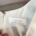 Oak + Fort white sleeveless midi dress size large Photo 6