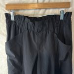 Athleta  Skyline Paper Bag Waist Dress pants paper bag waist Black size 6 Photo 3