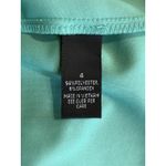 ALYX Green Fit Flare Dress Size 4 Sleeveless Open‎ Detail V Neck Back Zip Photo 8