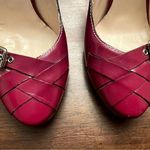 Dolce & Gabbana  plum colored 3 inch heel women's 37 1/2 Photo 1
