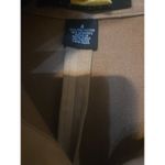 Parisian Signature Tan Button Up Blouse, Women's Small, Long Sleeve, Faux Suede Size 4 Photo 4