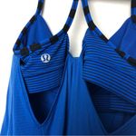 Lululemon Roll Out Tank Top Baroque Blue Stripe Photo 7