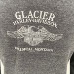 Harley Davidson Glacier Kalispell Montana Long Sleeve Logo T-Shirt Size Small Photo 4