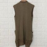 Anthropologie  open sweater‎ cable knit vest Photo 2
