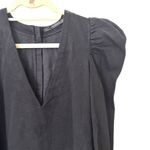 ZARA  Denim Puff Shoulder‎ Mini Dress Sz XS Photo 3