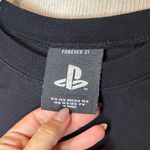 Forever 21  Black X PlayStation Long Sleeve Crop Top Photo 1
