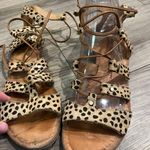 DV by Dolce Vit Dolce Vita Cheetah Print Leather Sandals Photo 3
