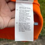 COS  Bell Sleeve Organic Cotton Jersey Long Sleeve Top in Orange Size XS Photo 5