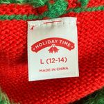Holiday Time  Women’s XL Sweater Cowl Neck Christmas ‘oh what fun’ Bells Holiday Photo 2