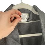 Z Cavaricicci Grey Satin Vest Open Front Tie Waist Womens Plus Size 3x Gray Photo 4