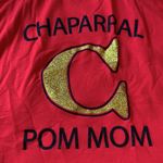 Bella Canvas Chaparral Pom Mom Red Gold and Black Racerback Tank Top Size M Photo 1